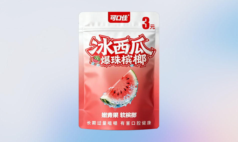 可口佳爆珠西瓜槟榔
